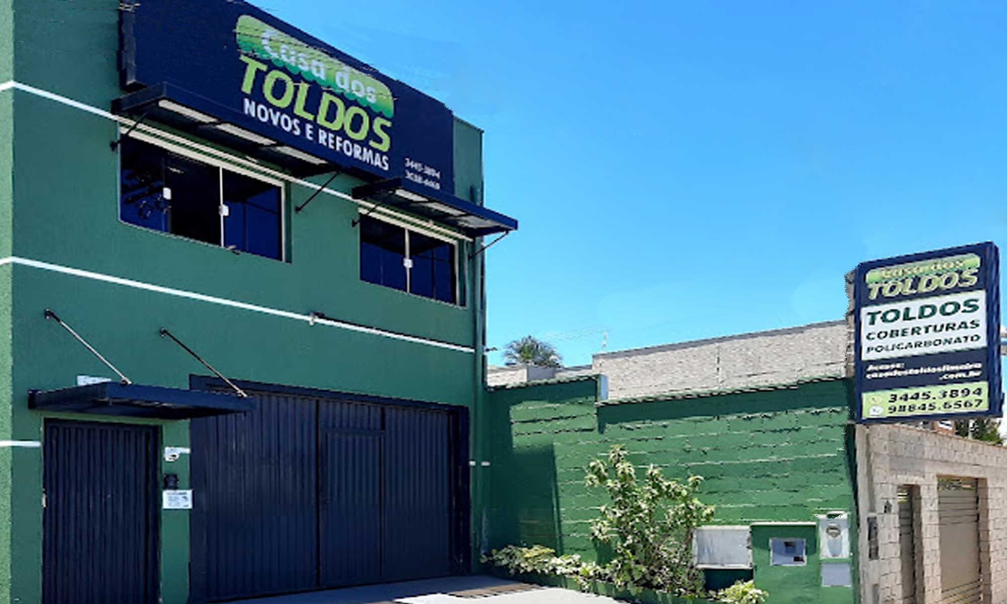 Fachada da Casa dos Toldos em Limeira